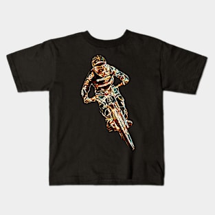 mtb downhill Kids T-Shirt